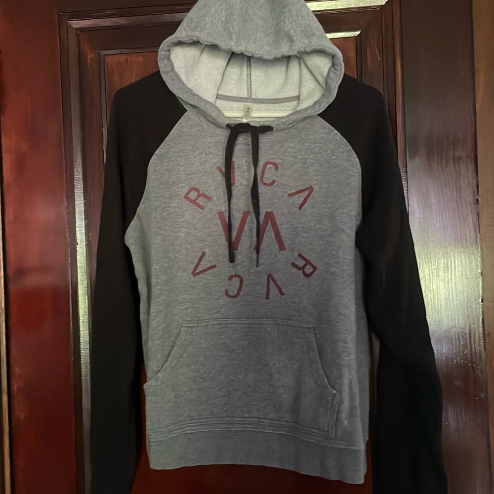 RVCA large gray hoodie